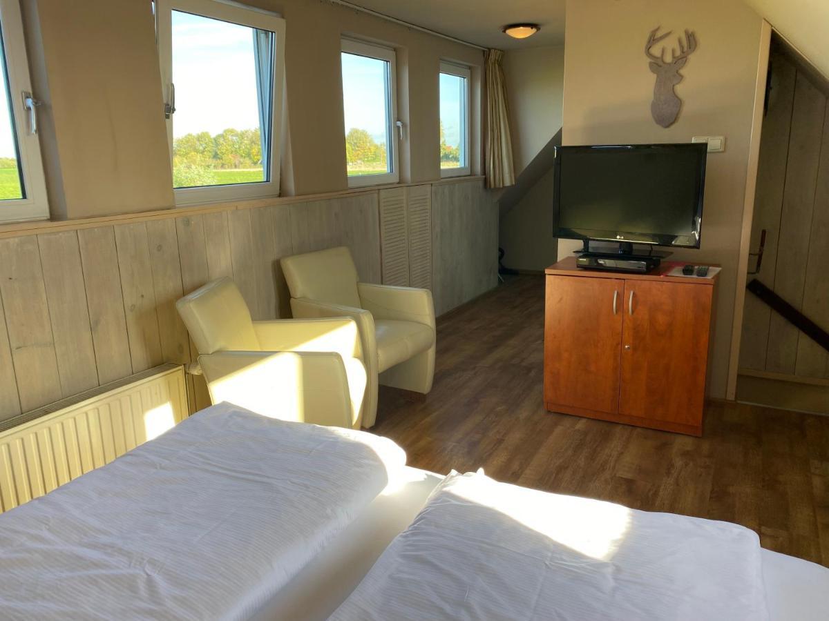 T Huuske Tuinappartement Met Fantastisch Uitzicht, Nabij Zee Zonnemaire Exteriér fotografie